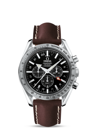 Speedmaster Broad Arrow Co-Axial GMT Stainless Steel 