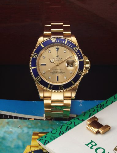 Submariner 16618 Gold Serti