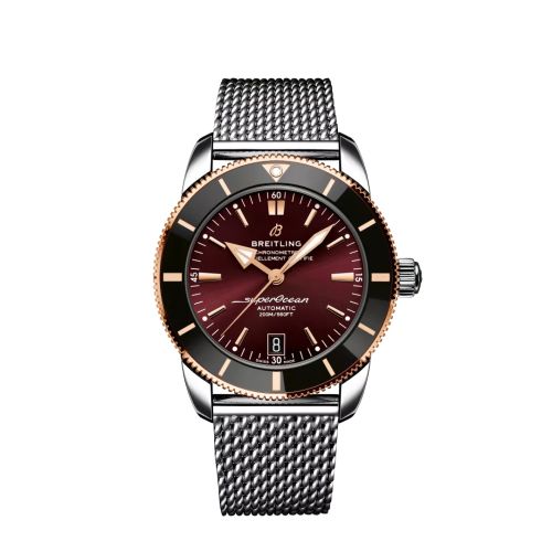 Breitling - Superocean Heritage II B20 Automatic 42 Stainless Steel - Red Gold 