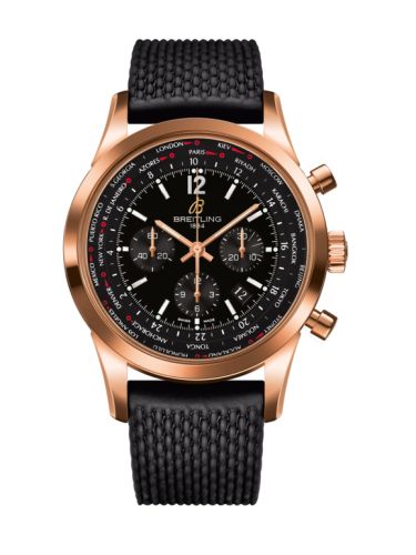 Breitling - Transocean Chronograph Unitime Pilot Red Gold 