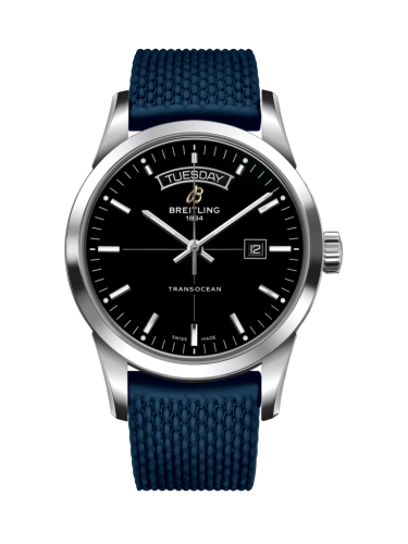 Transocean Day & Date Stainless Steel 