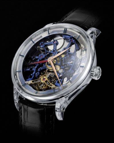 H. Moser & Cie - Venturer Tourbillon Dual Time Sapphire Blue Skeleton