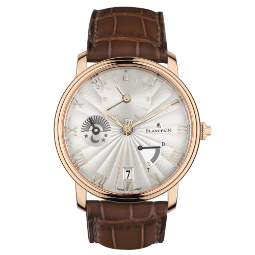 Villeret Demi-Fuseau Horaire Demi-Savonette Red Gold 
